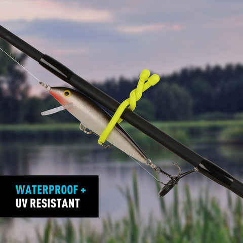 Nite Ize Gear Tie is reusable, replacing single-use ties.