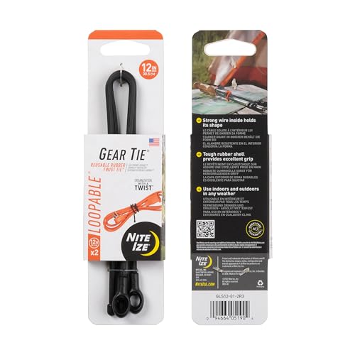 Nite Ize Gear Tie Loopable offers reusable organization for home and shop