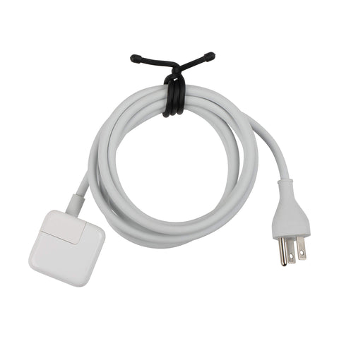 Nite Ize GT12-01-2R3 twist tie wrapped around cables for neat storage