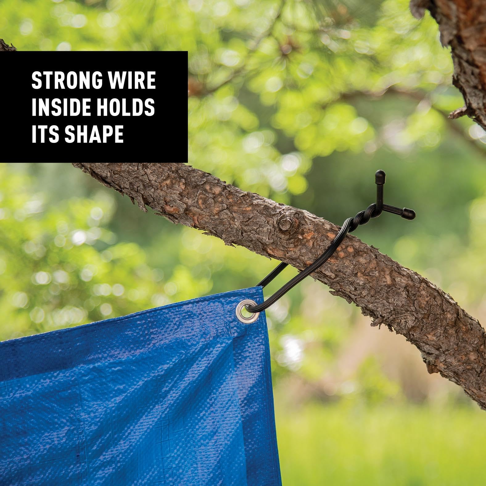 Nite Ize Gear Tie showcases waterproof, durable performance outdoors.
