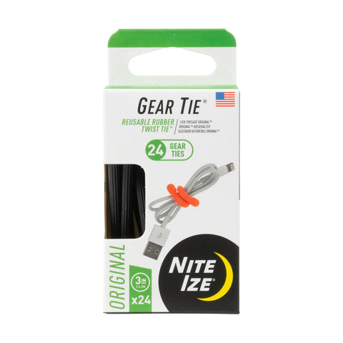 Nite Ize Gear Tie 3-inch bundle keeps cables neatly organized and ready for DIY projects.