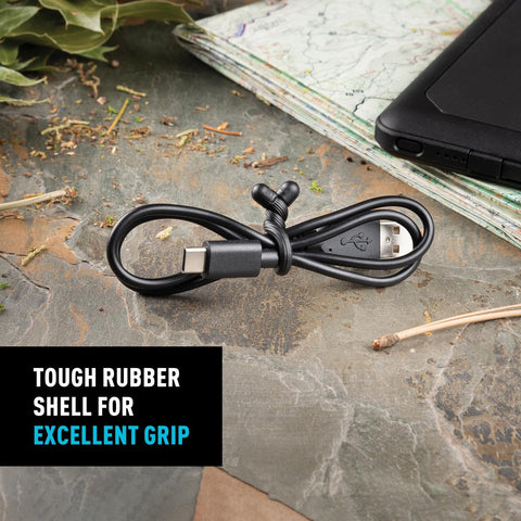 Nite Ize Gear Tie 3-inch waterproof and UV-resistant, built to last under various conditions.
