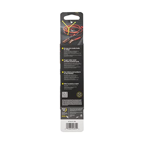 Nite Ize outdoor camping tie, 18-inch, black, handy for gear packing.