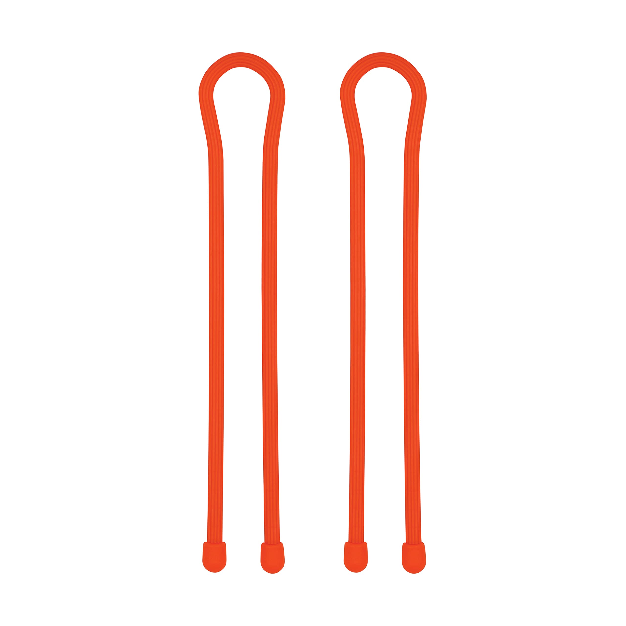 Nite Ize GT18-31-2R3 two-pack twist ties highlight bright orange visibility.