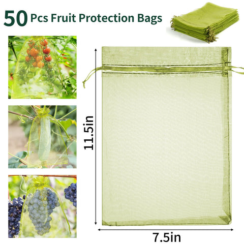 Close-up of NIUBIER drawstring mesh showing easy secure closure.