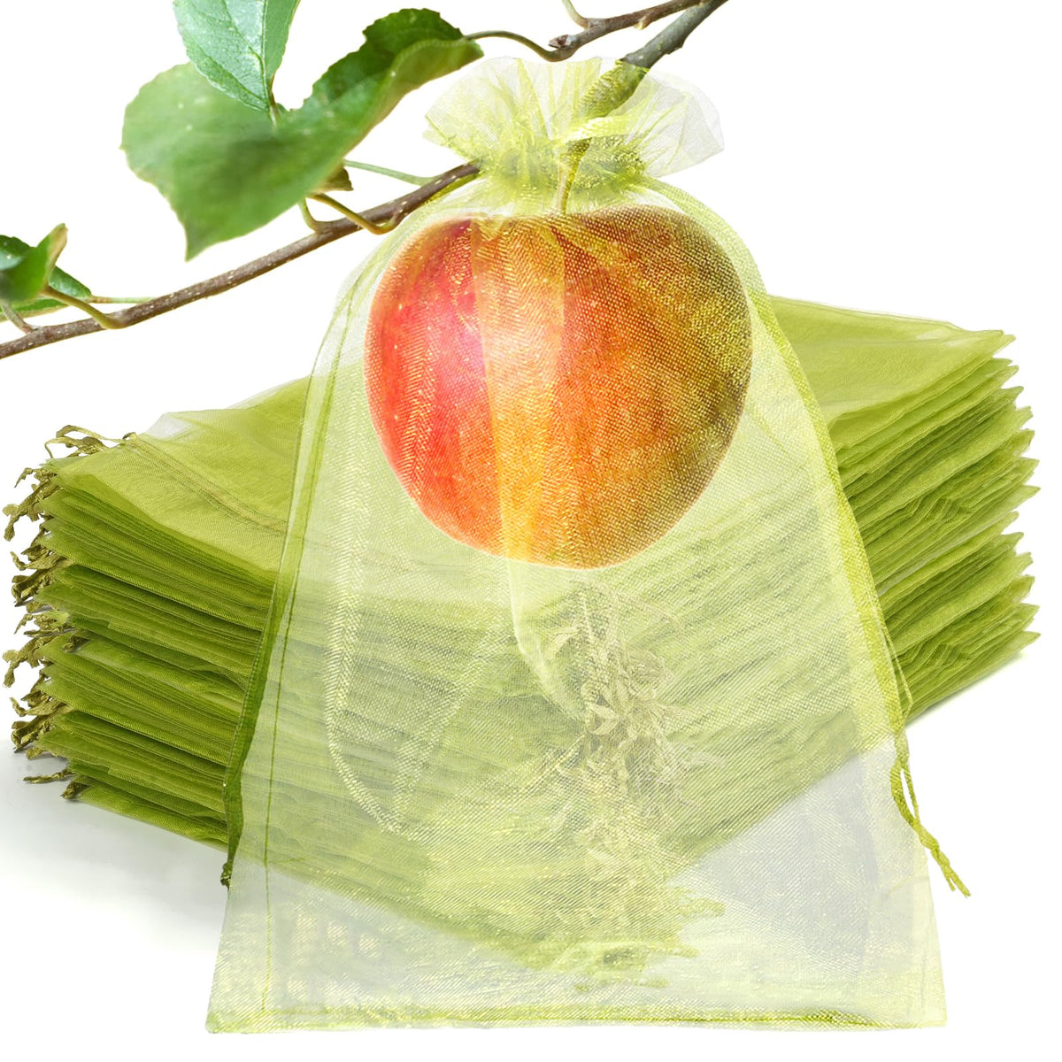 NIUBIER fruit protection bag 6x9 green shields strawberries from pests