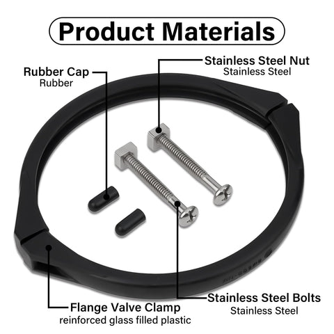 Includes nuts and bolts for quick securement and straightforward replacement.