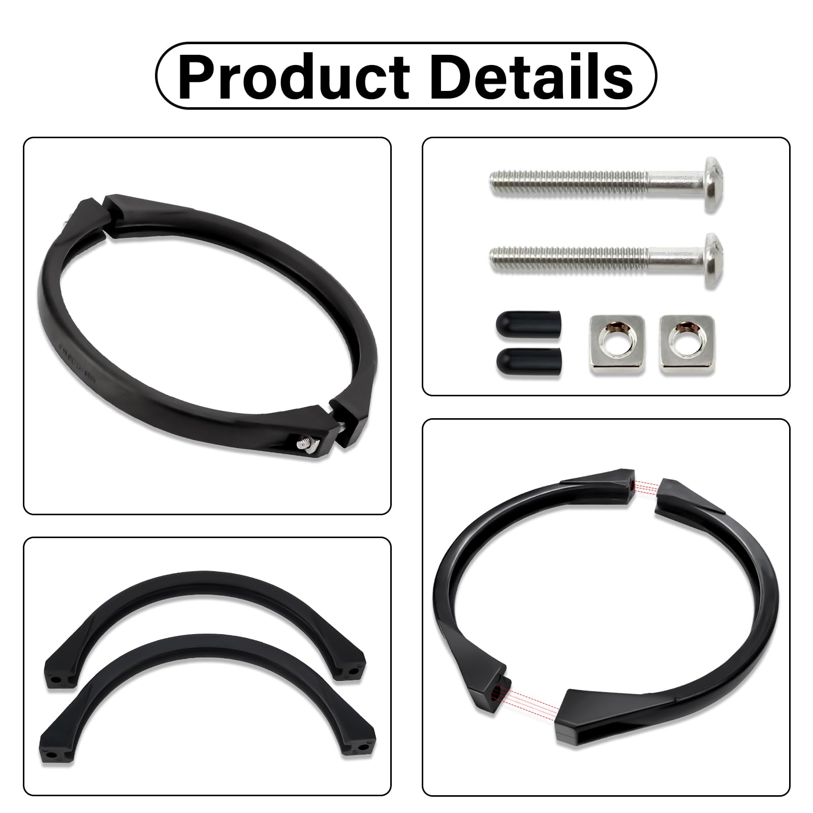 Heavy-duty materials in this clamp support outdoor pool use and longevity.