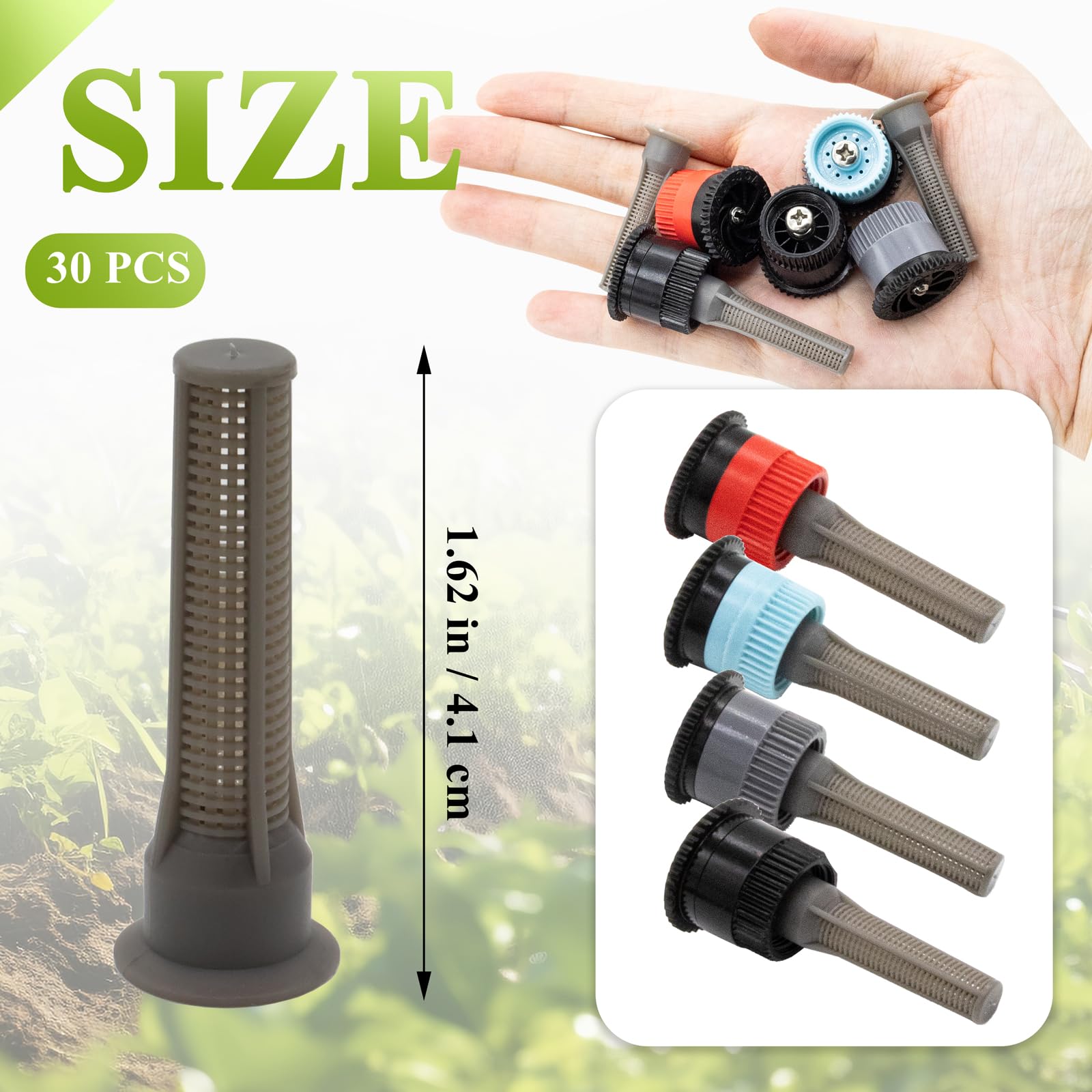 Variable arc nozzle replacement from Niuohoy for flexible irrigation patterns