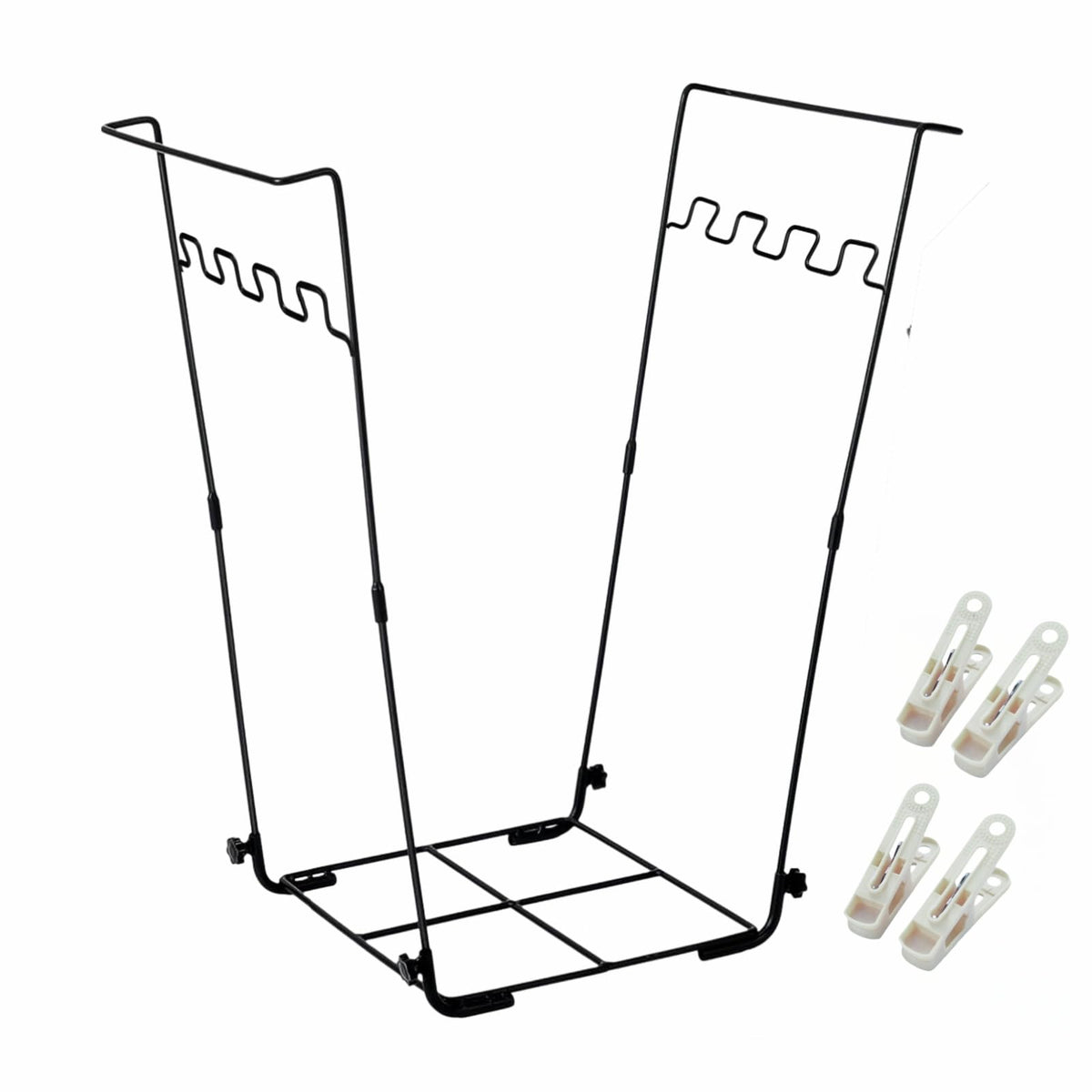 Niurui garden trash bag holder supporting a 30-45 gallon bag during yard cleanup
