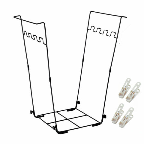 Niurui garden trash bag holder supporting a 30-45 gallon bag during yard cleanup