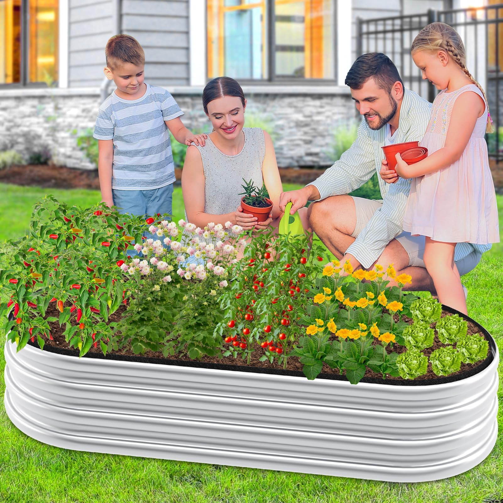 Niuyhe 60-gallon capacity bag for spacious vegetable growing
