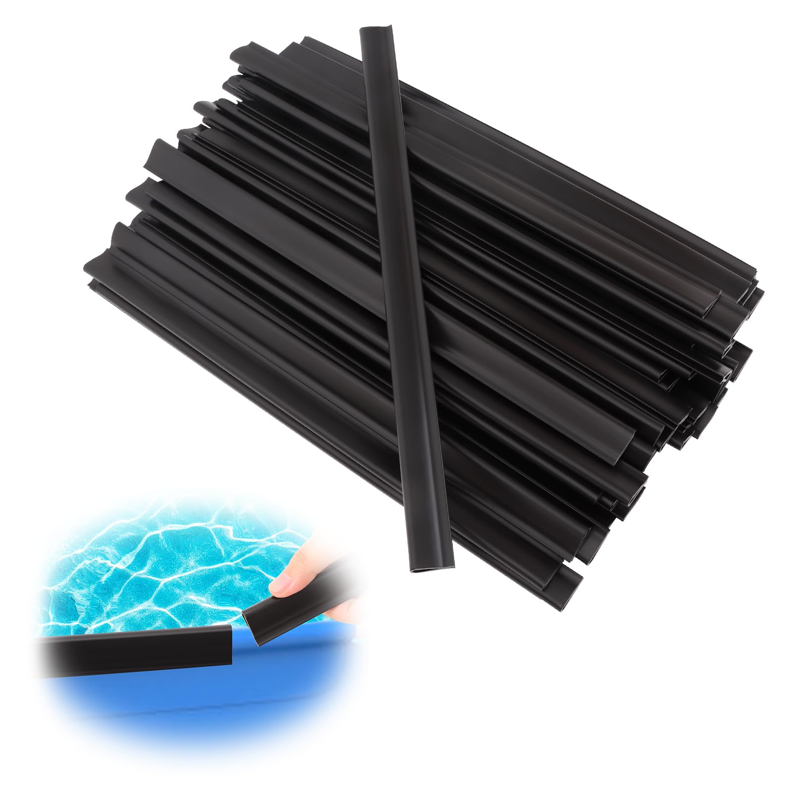 Niuyhe 75pc coping strips pack for durable pool liner alignment.