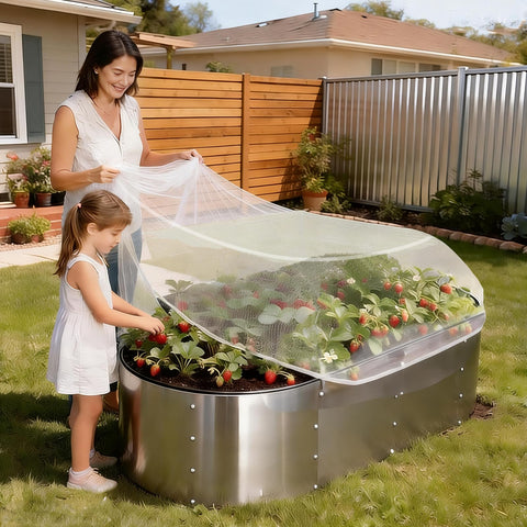 Niuyhe all-purpose garden netting fits greenhouse, patio, and beds.