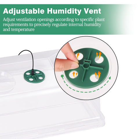 Niuyhe easy-grip handle simplifies lifting the dome between checks