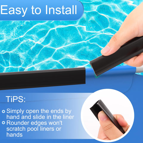 Niuyhe oval pool clip fit demonstrates compatibility.