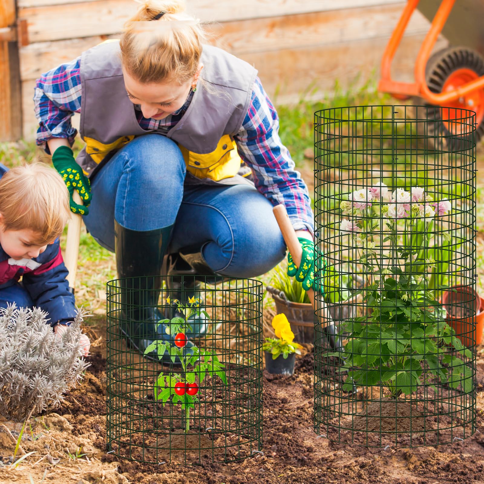 Niuyhe wildlife deterrent for plants helps reduce animal visits.
