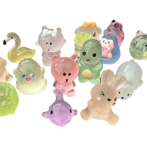 Nixegym mystery resin animal glow ready for night ambiance