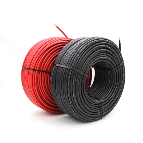 Nixesky solar cable in red 10 AWG for reliable power runs.