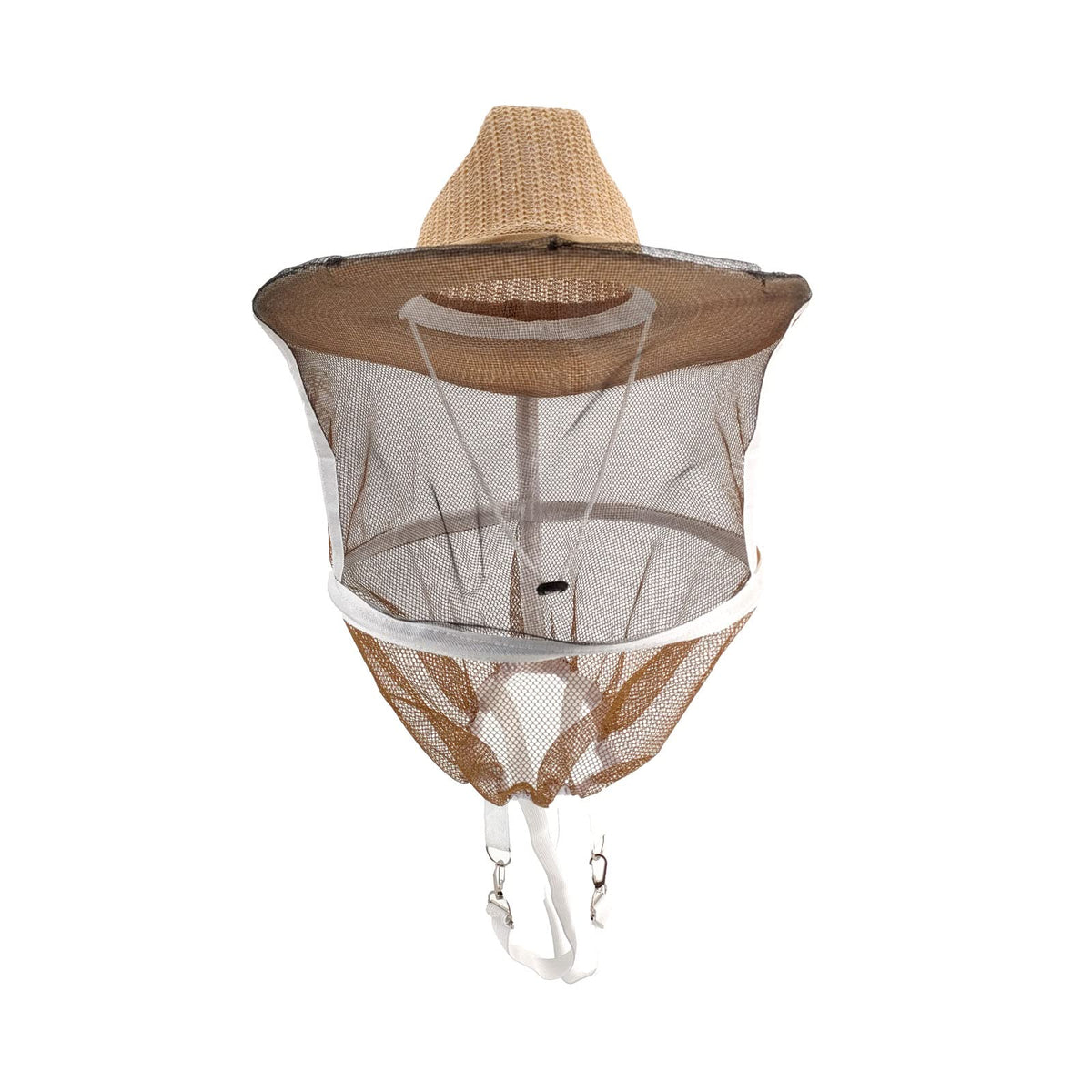 NIZEFEI beekeeping hat with veil, wide-brim shield.