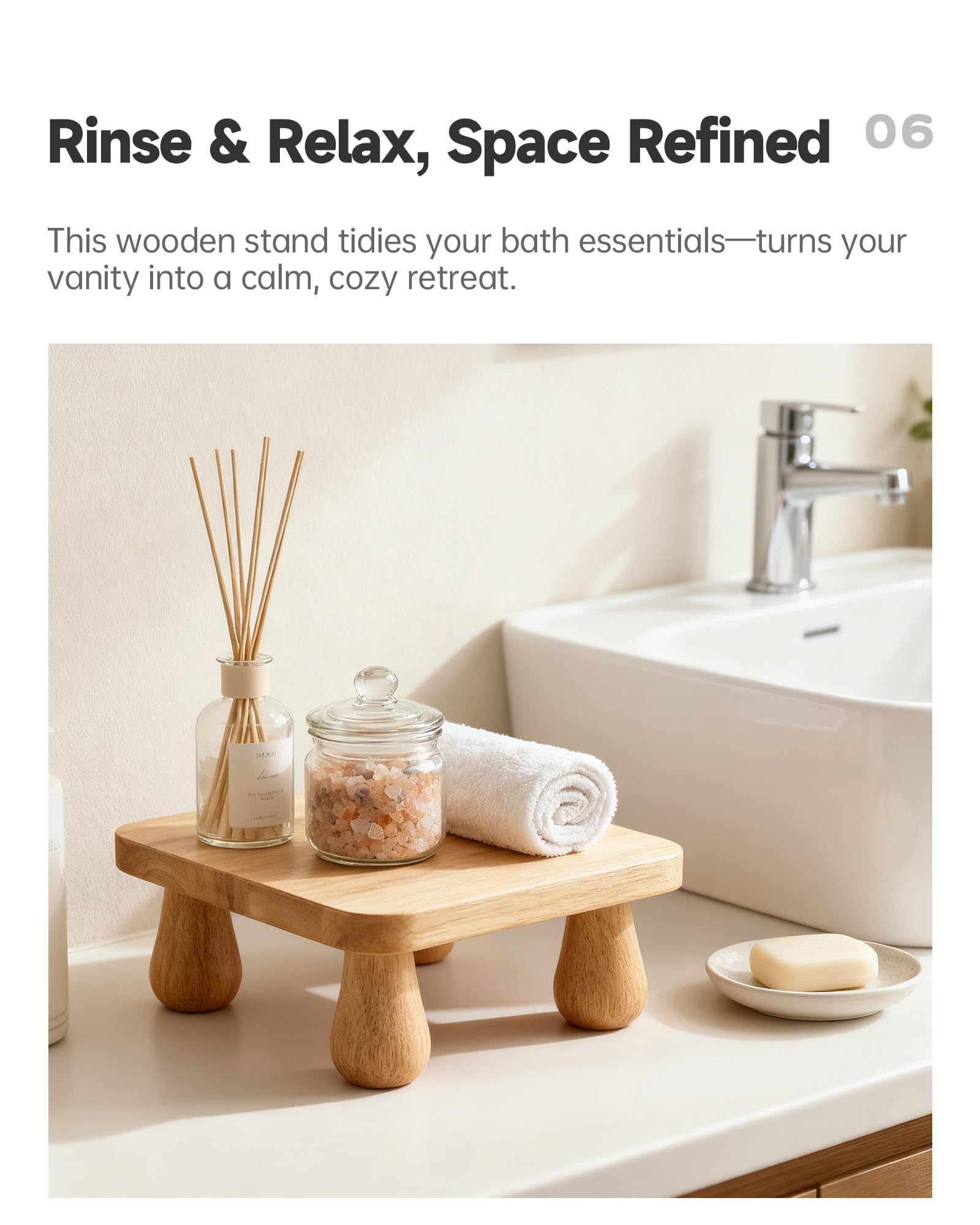 NKGIAG compact sturdy stand adds craft and stability on shelves
