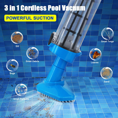 Nlapldy pool cleaner with built-in sensor switch protects the motor
