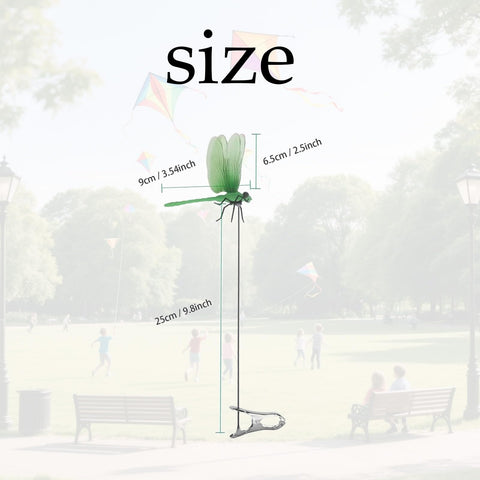 NLWF dragonfly clip hanging garden display adds vivid color to fences and beds.
