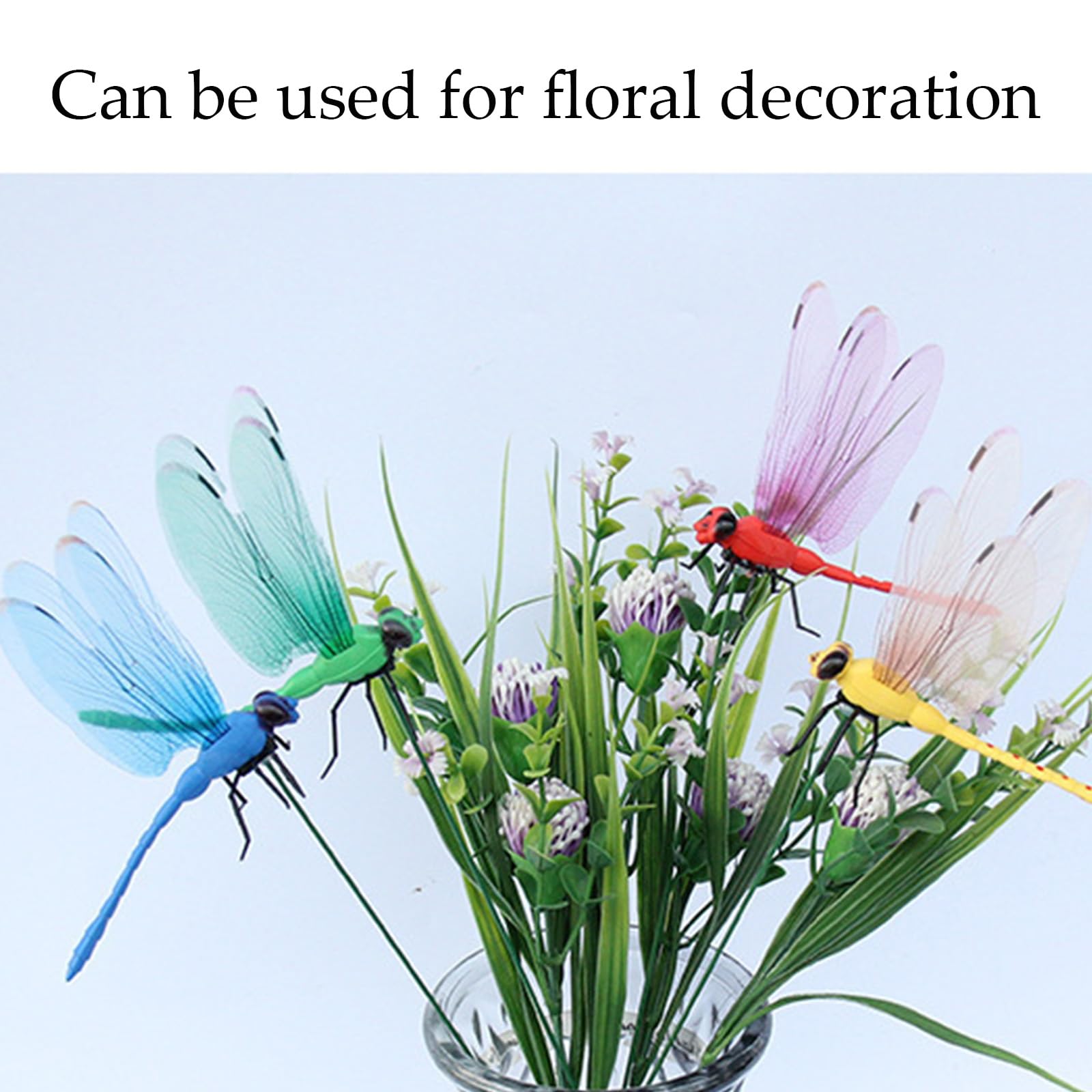 NLWF metal dragonfly clip stays weatherproof for long-lasting garden accents.