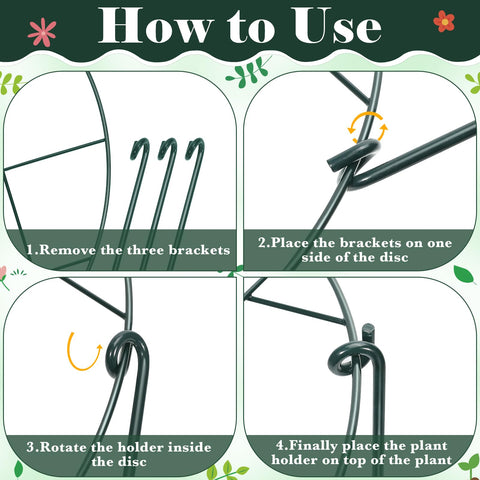 NNG cages protect vines and stems from wind and weight in the garden.