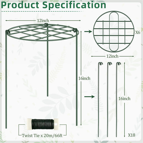 NNG 66 ft garden twist tie for secure adjustable stem tying
