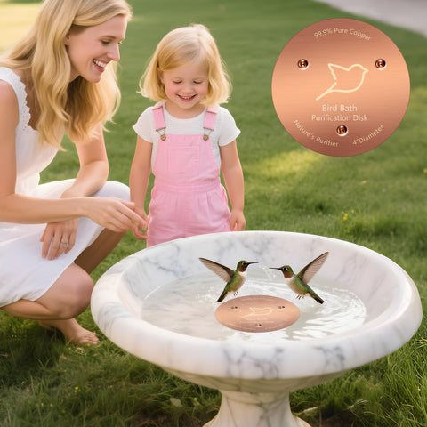 NNG copper birdbath disk with triple-point support stabilizes surface contact.