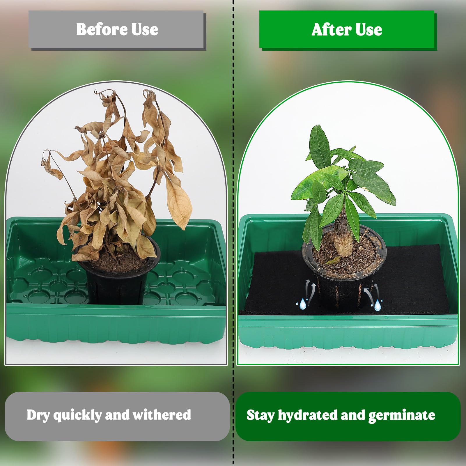 NNG cuttable wick section for customizable watering setups.
