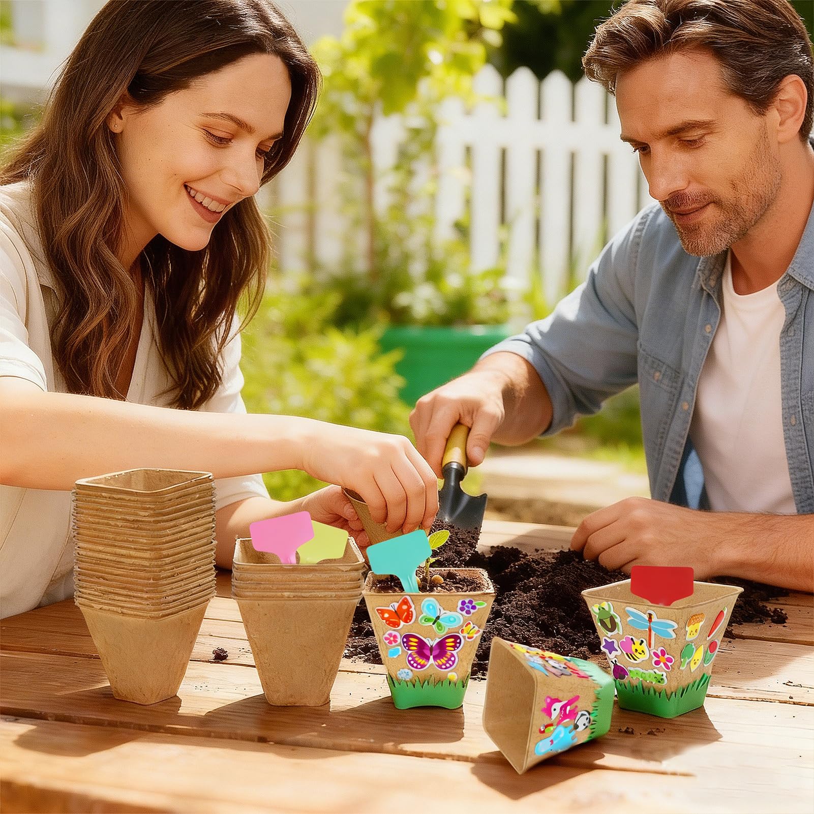 NNG 400 foam stickers provide strong adhesion for long-lasting pot decoration