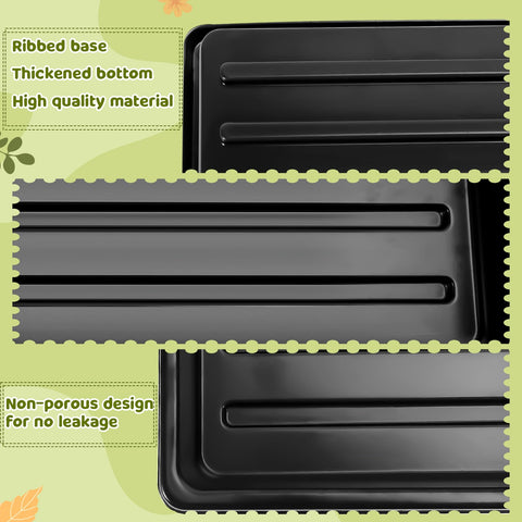 NNG square pots promote air circulation and prevent overwatering.