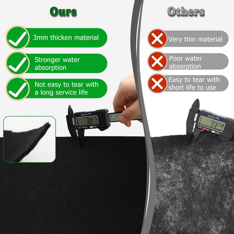 NNG indoor hydroponics watering mat enables convenient plant care.