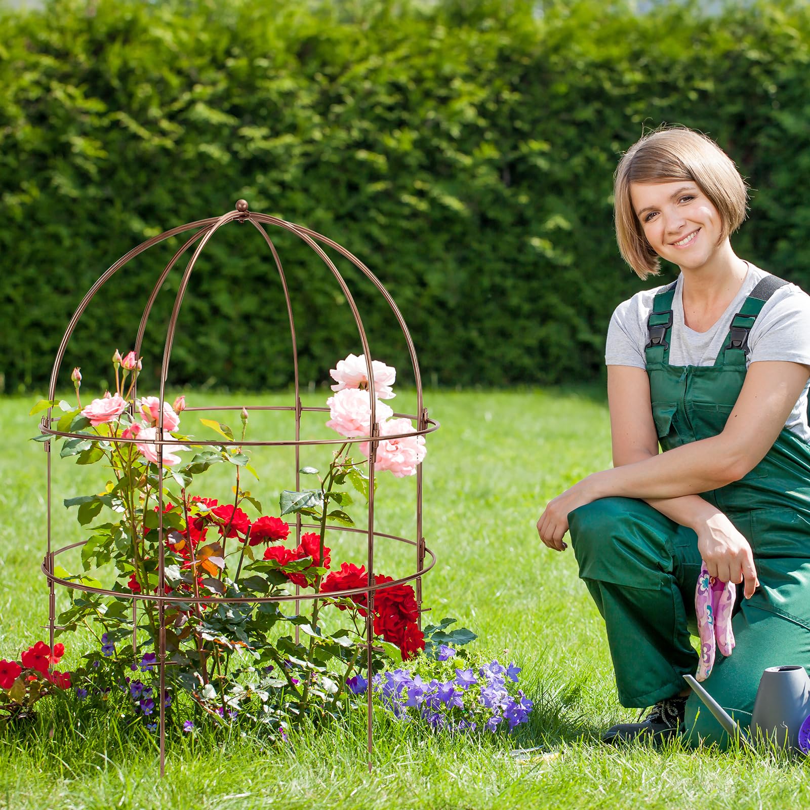 NNG 19.6-inch ring diameter accommodates medium to tall stems.