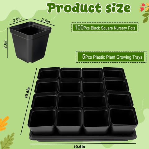 NNG seed starting trays for organized seed sowing and rooting