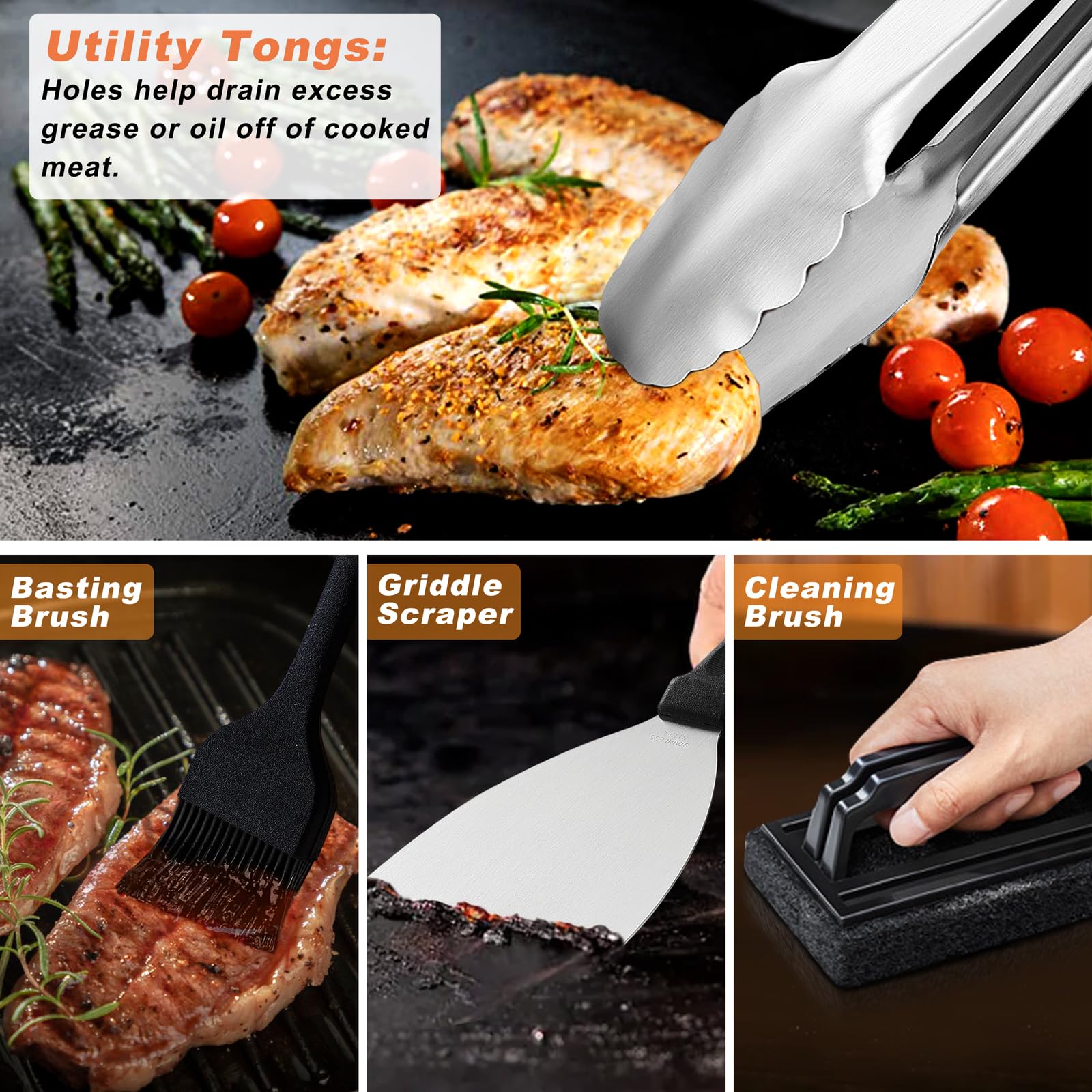 N NOBLE FAMILY carry bag keeps tools organized for portable outdoor cooking
