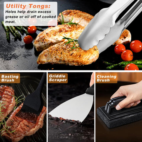 N NOBLE FAMILY carry bag keeps tools organized for portable outdoor cooking