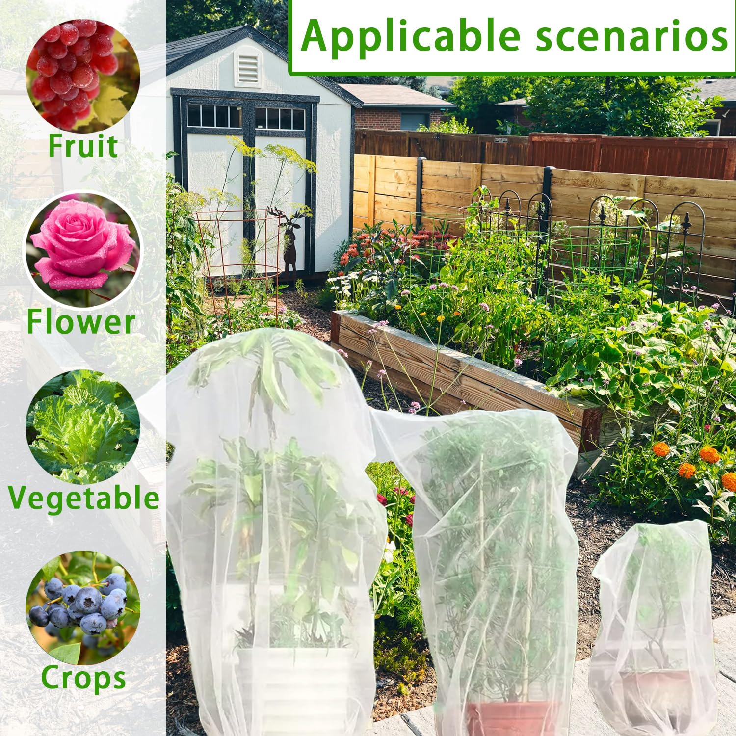 No-Hell garden mesh guards plants with lightweight, breathable protection.