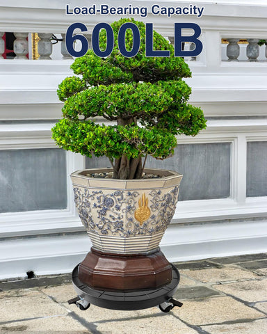 NOAMOO heavy-duty plant stand handles 600-pound loads with durable, UV-resistant panels.