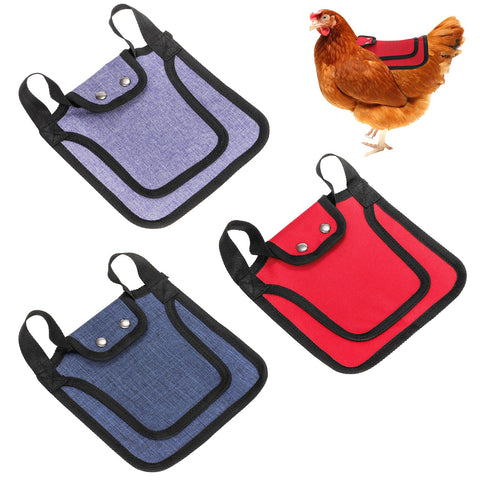 Noamus outdoor poultry saver protects backs and sides during roosters' interactions.