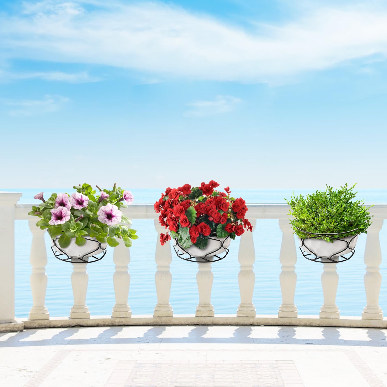 Noamus elegant round design plant hangers adding decorative charm