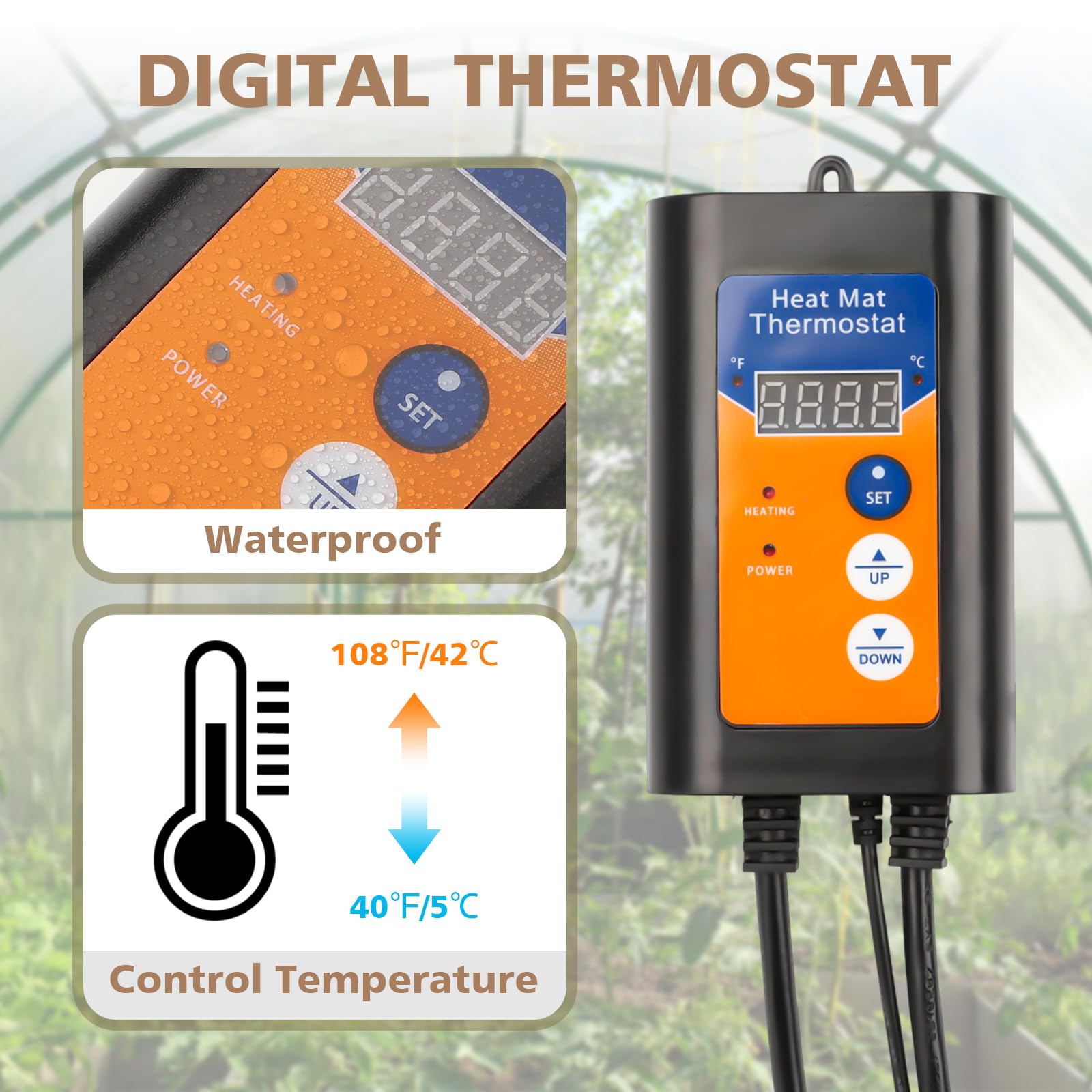 Quiet operation of Noarixa greenhouse heater in a calm grow room