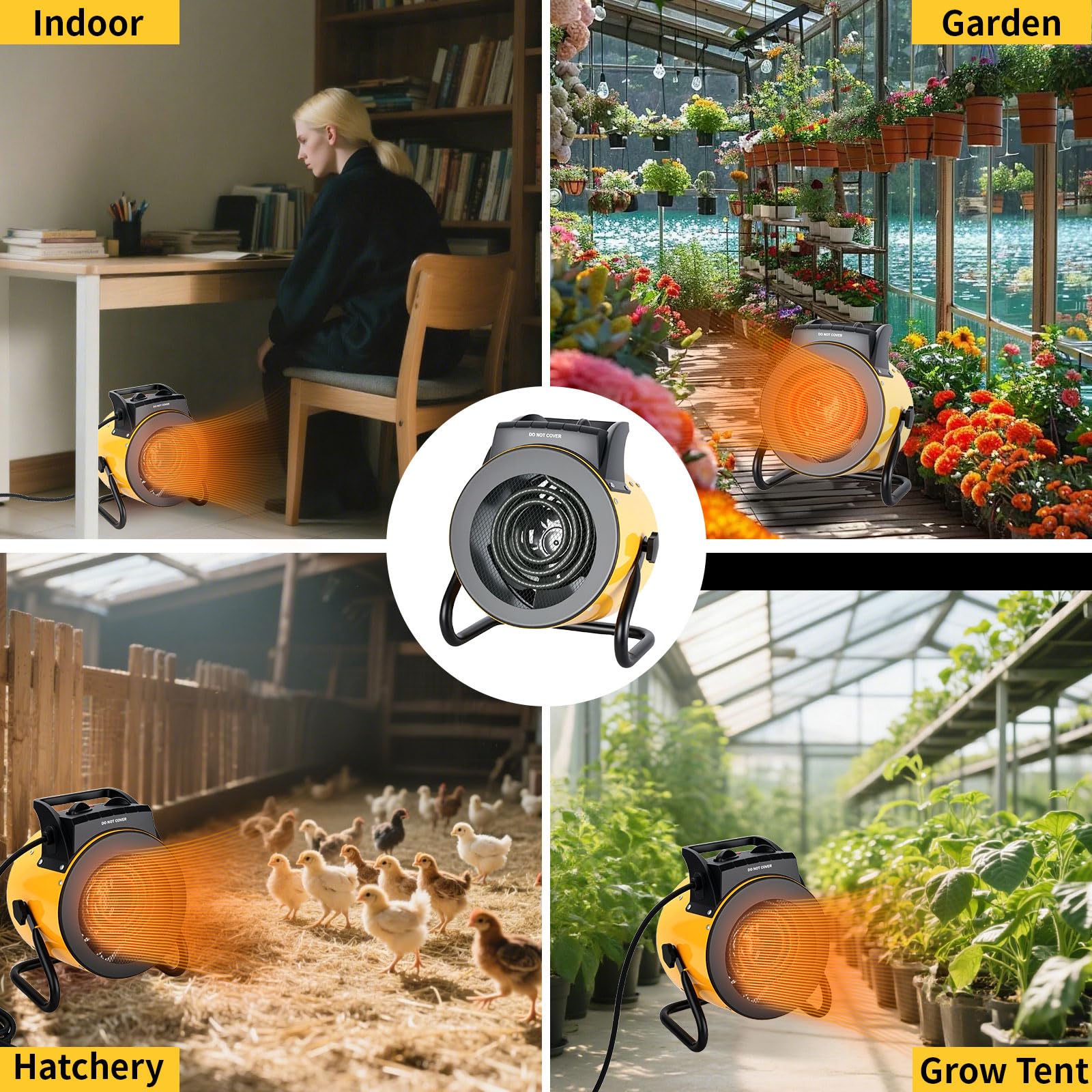 Noarixa greenhouse heater delivers fast heating with stable performance in varied environments
