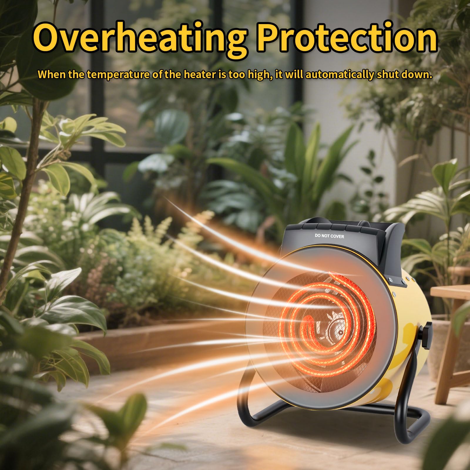 Noarixa multi-use heat solution for grow tents, propagation spaces, and workshops