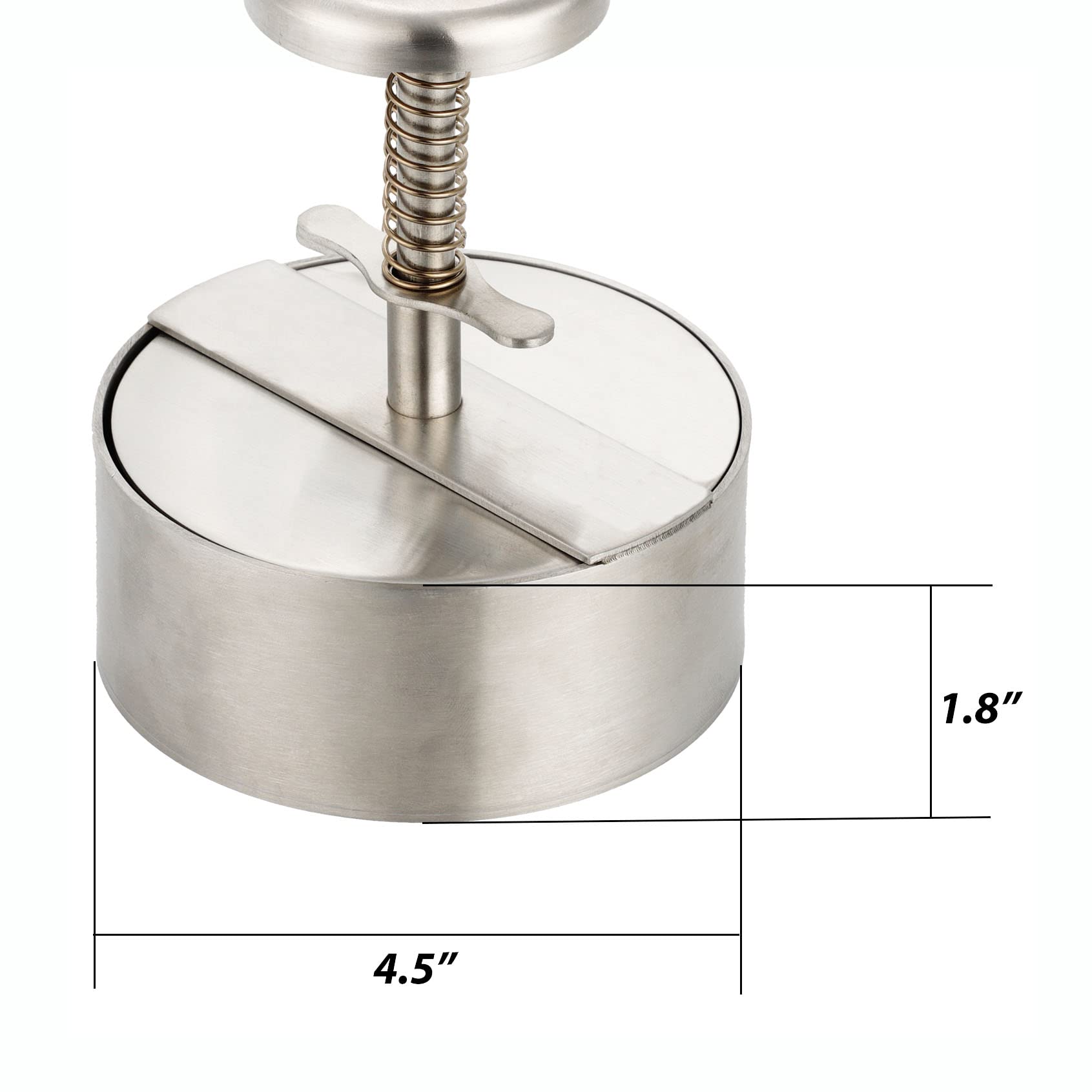 NOBER burger press 10 thickness scales enable precise patty sizing