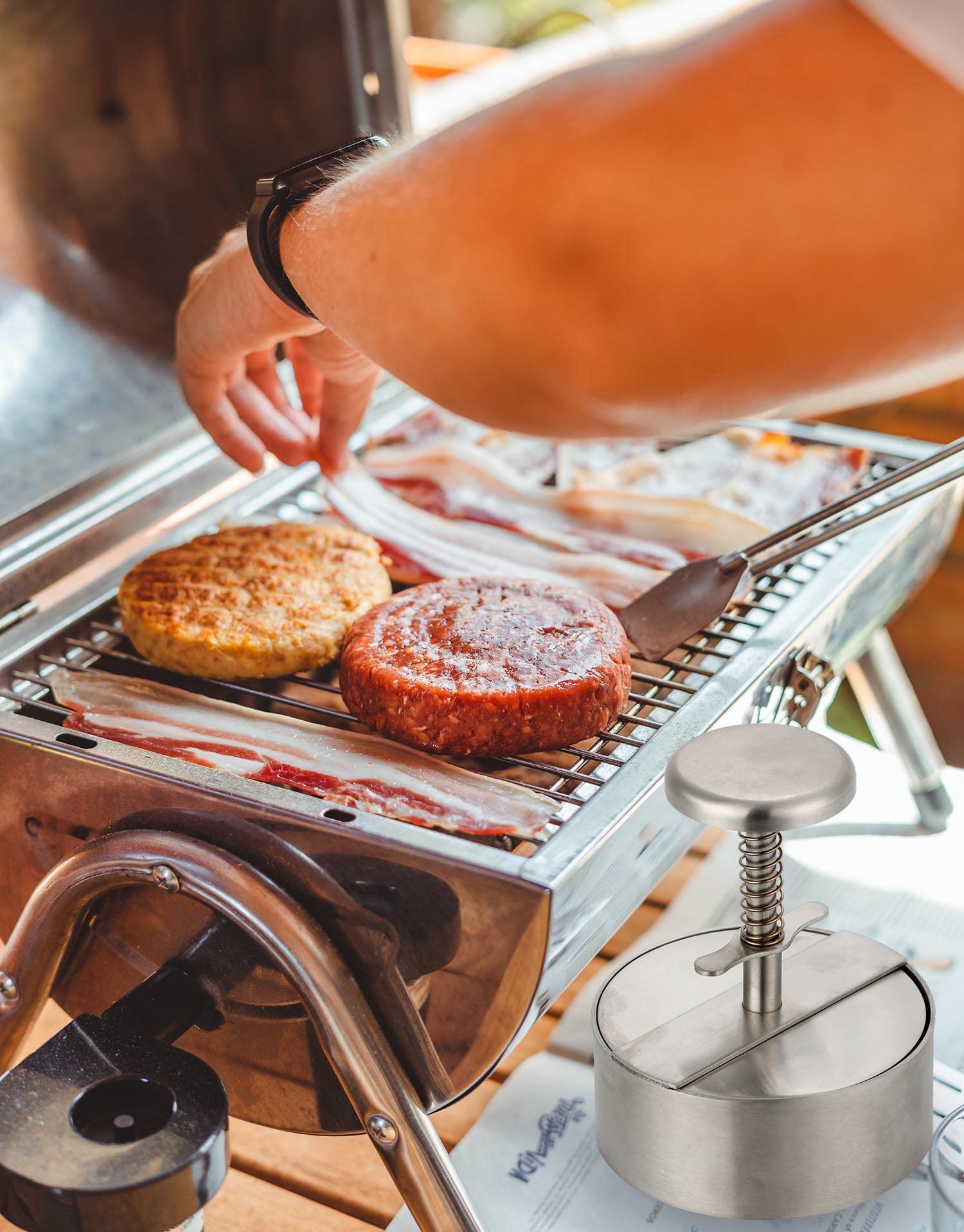 NOBER burger press compact kitchen tool for small spaces