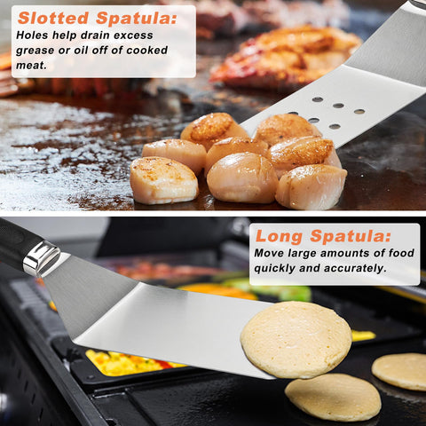 Noble Family grill chopper for precise prep during grilling.