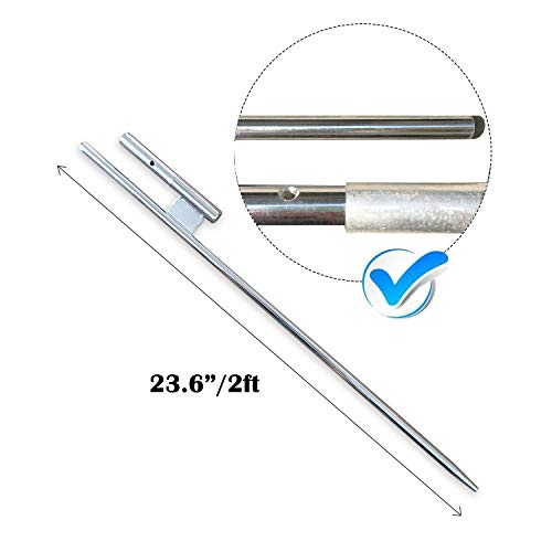 Nobrandd 12ft swooper flag pole ready for outdoor advertising.